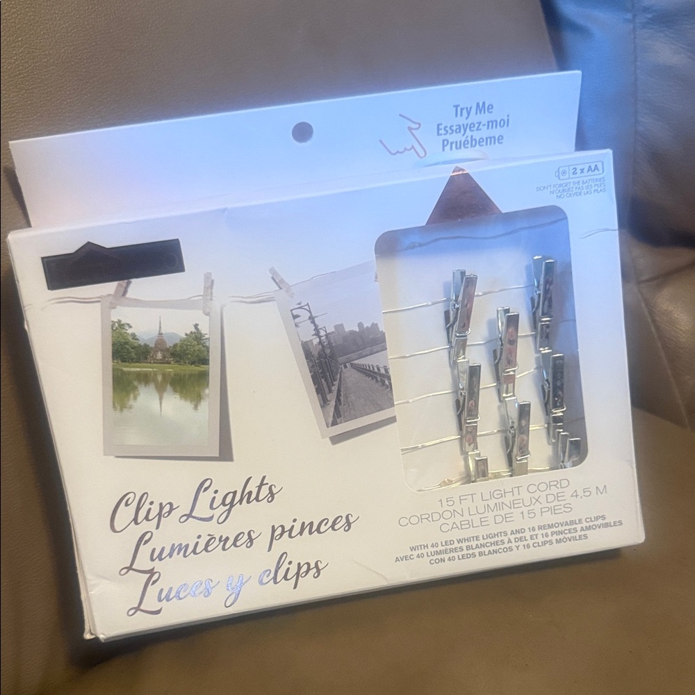 Clip Lights with 15 Ft Cord new